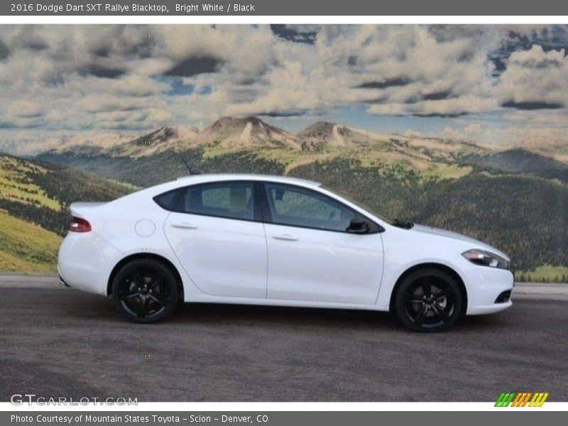 Bright White / Black 2016 Dodge Dart SXT Rallye Blacktop