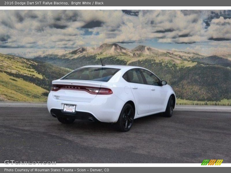 Bright White / Black 2016 Dodge Dart SXT Rallye Blacktop