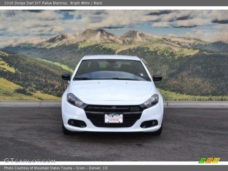 Bright White / Black 2016 Dodge Dart SXT Rallye Blacktop