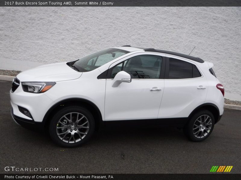 Summit White / Ebony 2017 Buick Encore Sport Touring AWD