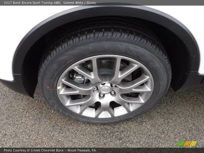 Summit White / Ebony 2017 Buick Encore Sport Touring AWD