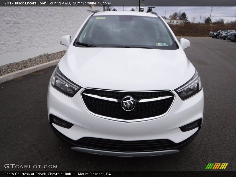 Summit White / Ebony 2017 Buick Encore Sport Touring AWD