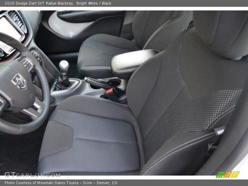 Bright White / Black 2016 Dodge Dart SXT Rallye Blacktop