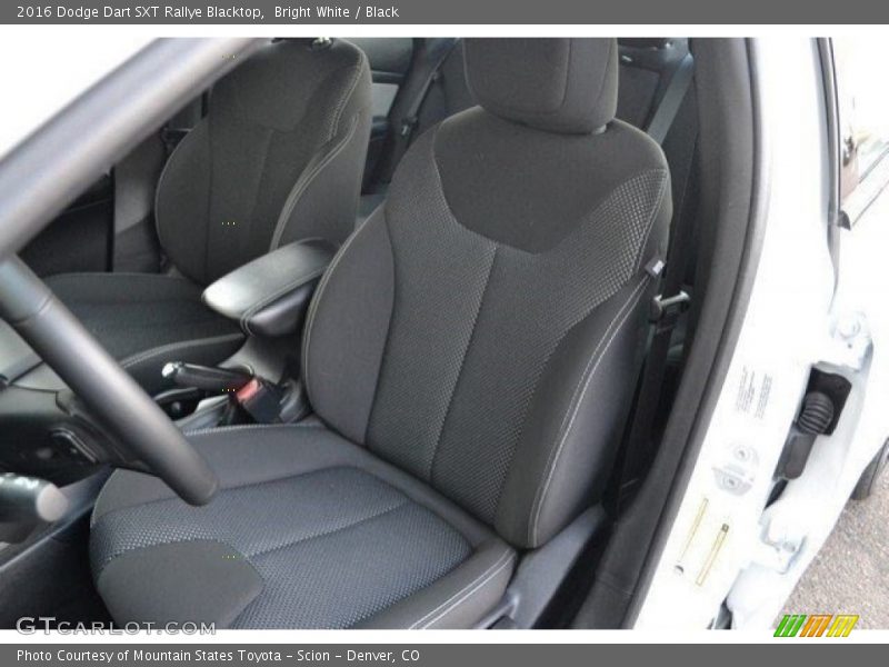 Bright White / Black 2016 Dodge Dart SXT Rallye Blacktop