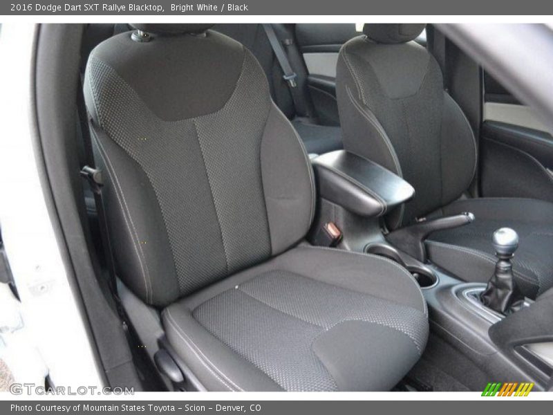 Bright White / Black 2016 Dodge Dart SXT Rallye Blacktop