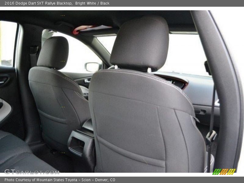 Bright White / Black 2016 Dodge Dart SXT Rallye Blacktop