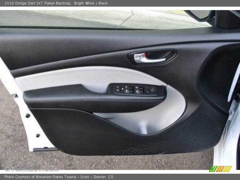 Bright White / Black 2016 Dodge Dart SXT Rallye Blacktop