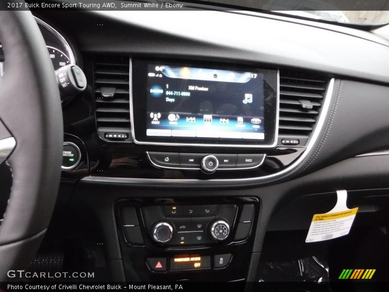 Summit White / Ebony 2017 Buick Encore Sport Touring AWD
