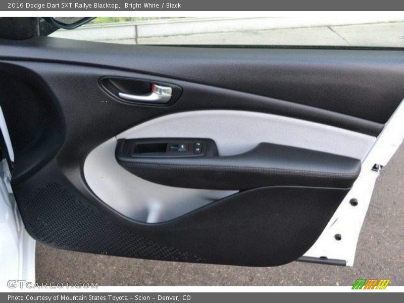 Bright White / Black 2016 Dodge Dart SXT Rallye Blacktop