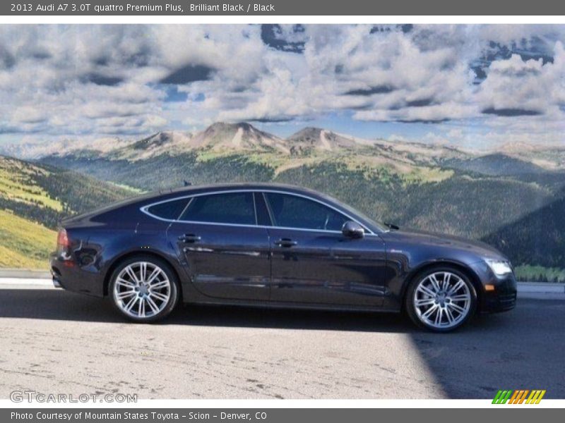 Brilliant Black / Black 2013 Audi A7 3.0T quattro Premium Plus
