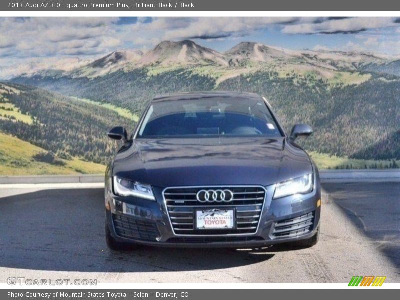 Brilliant Black / Black 2013 Audi A7 3.0T quattro Premium Plus