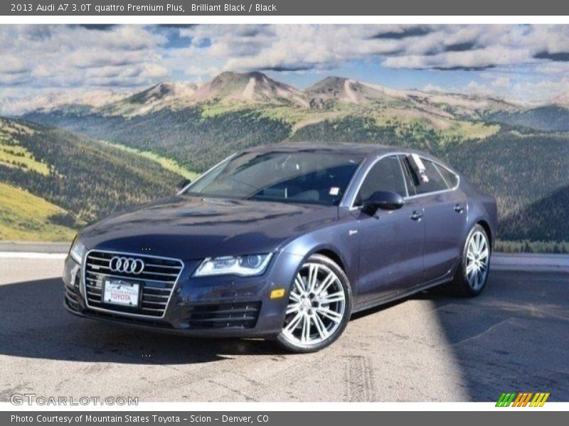 Brilliant Black / Black 2013 Audi A7 3.0T quattro Premium Plus