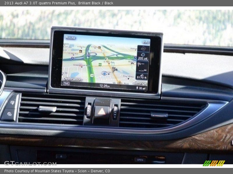 Brilliant Black / Black 2013 Audi A7 3.0T quattro Premium Plus