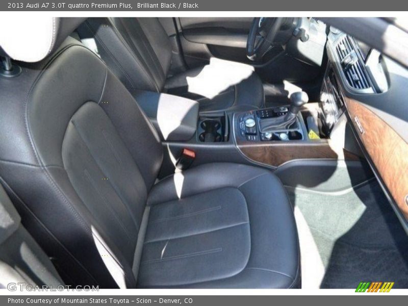 Brilliant Black / Black 2013 Audi A7 3.0T quattro Premium Plus
