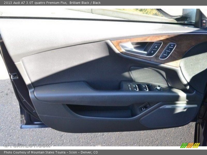 Brilliant Black / Black 2013 Audi A7 3.0T quattro Premium Plus