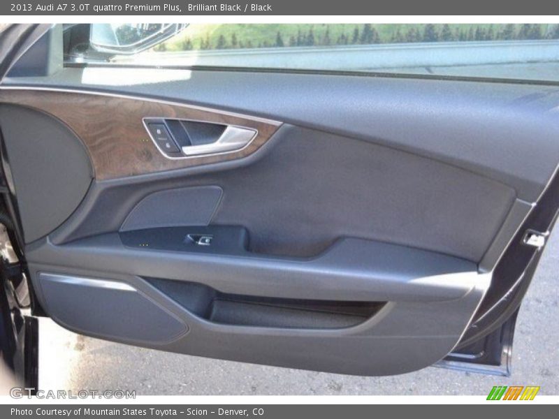 Brilliant Black / Black 2013 Audi A7 3.0T quattro Premium Plus