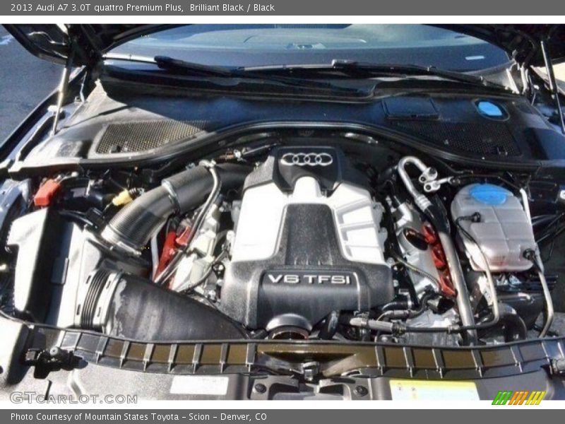 Brilliant Black / Black 2013 Audi A7 3.0T quattro Premium Plus