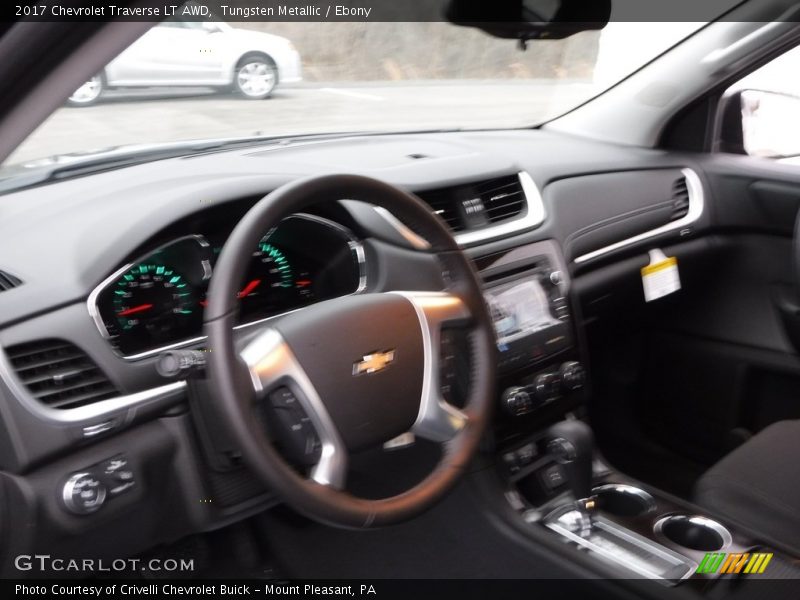 Tungsten Metallic / Ebony 2017 Chevrolet Traverse LT AWD