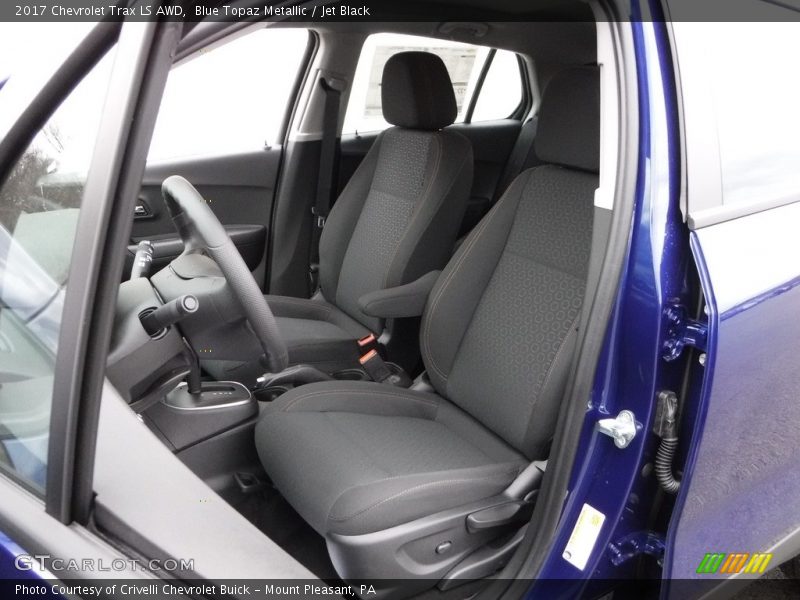 Blue Topaz Metallic / Jet Black 2017 Chevrolet Trax LS AWD