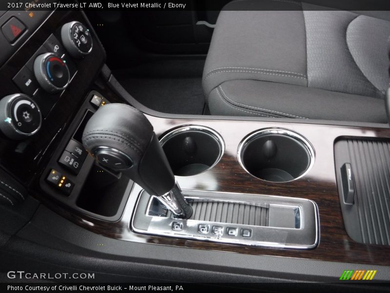 Blue Velvet Metallic / Ebony 2017 Chevrolet Traverse LT AWD
