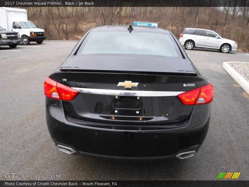 Black / Jet Black 2017 Chevrolet Impala Premier