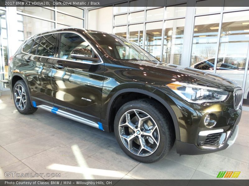 Dark Olive Metallic / Black 2017 BMW X1 xDrive28i
