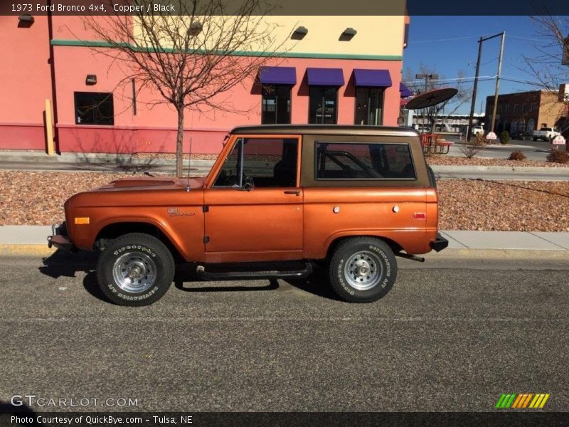 Copper / Black 1973 Ford Bronco 4x4