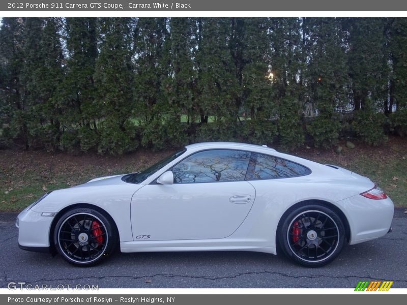 Carrara White / Black 2012 Porsche 911 Carrera GTS Coupe
