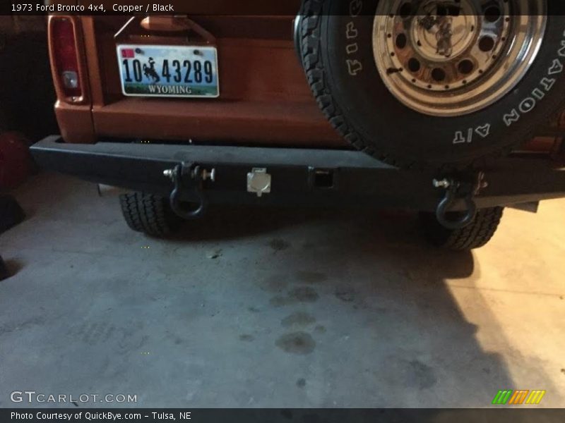 Copper / Black 1973 Ford Bronco 4x4