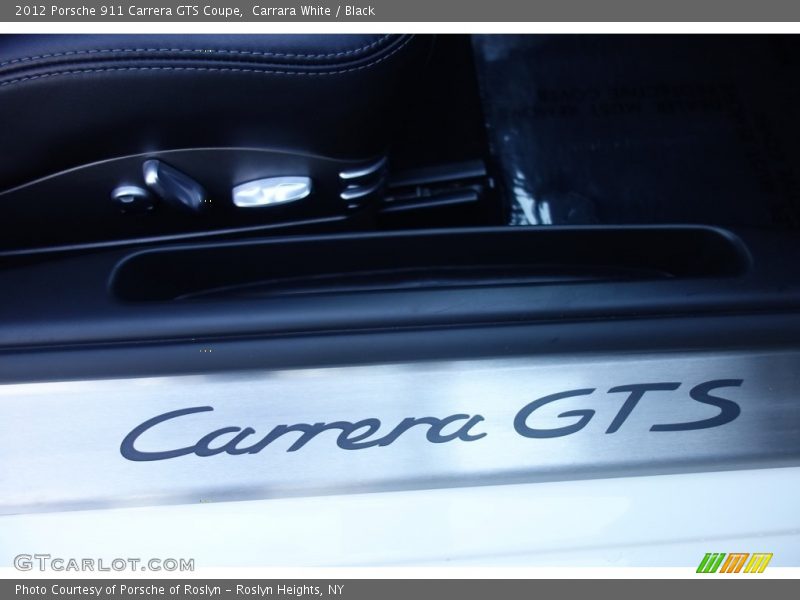 Carrara White / Black 2012 Porsche 911 Carrera GTS Coupe