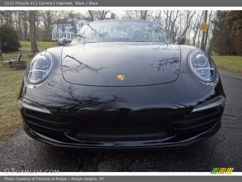 Black / Black 2015 Porsche 911 Carrera S Cabriolet