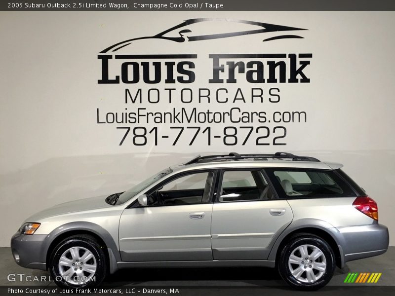 Champagne Gold Opal / Taupe 2005 Subaru Outback 2.5i Limited Wagon