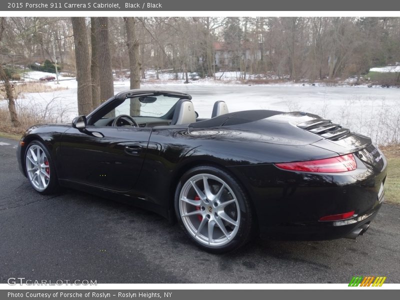 Black / Black 2015 Porsche 911 Carrera S Cabriolet