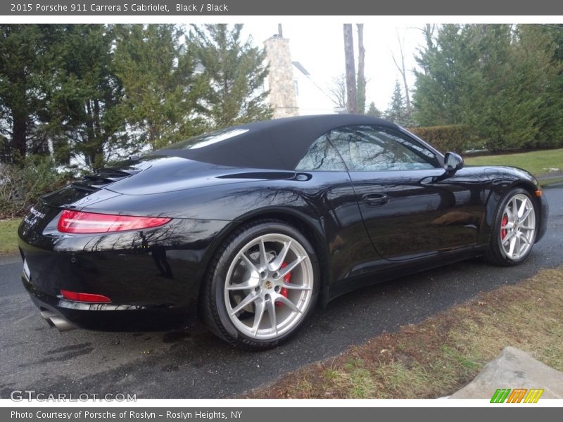 Black / Black 2015 Porsche 911 Carrera S Cabriolet