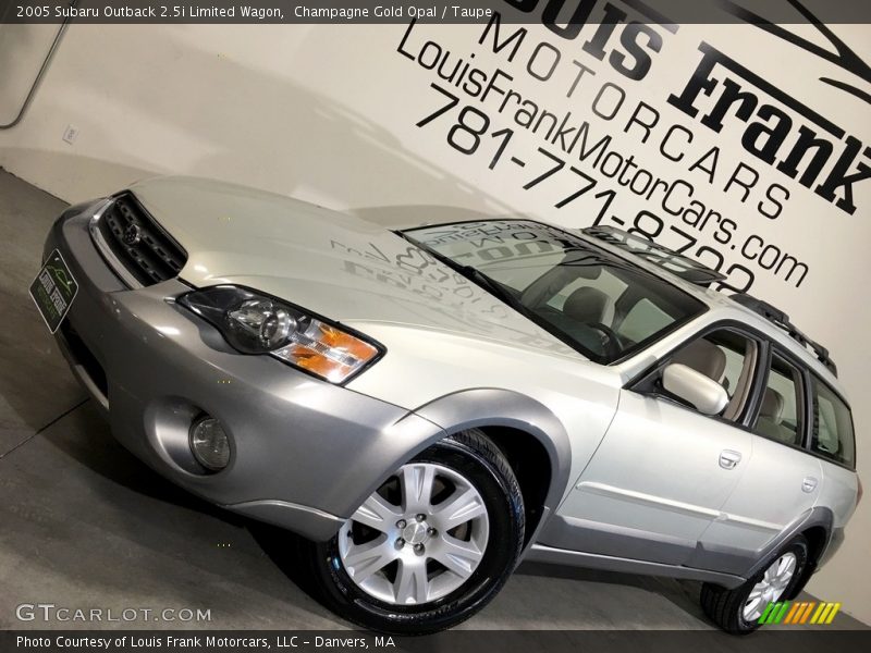 Champagne Gold Opal / Taupe 2005 Subaru Outback 2.5i Limited Wagon