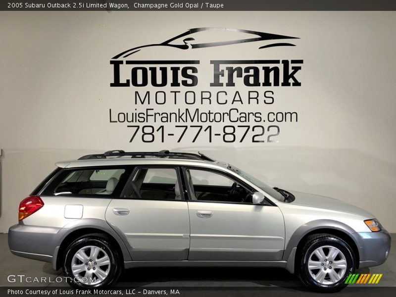 Champagne Gold Opal / Taupe 2005 Subaru Outback 2.5i Limited Wagon