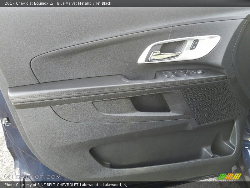 Blue Velvet Metallic / Jet Black 2017 Chevrolet Equinox LS