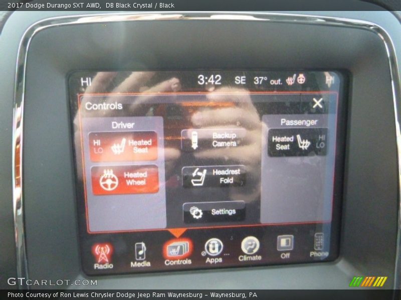 DB Black Crystal / Black 2017 Dodge Durango SXT AWD