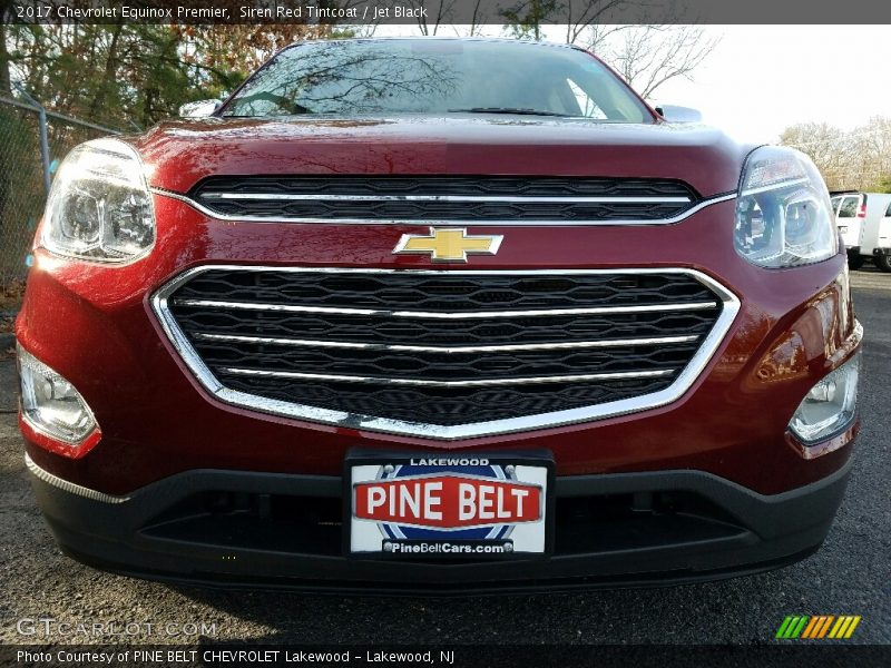 Siren Red Tintcoat / Jet Black 2017 Chevrolet Equinox Premier