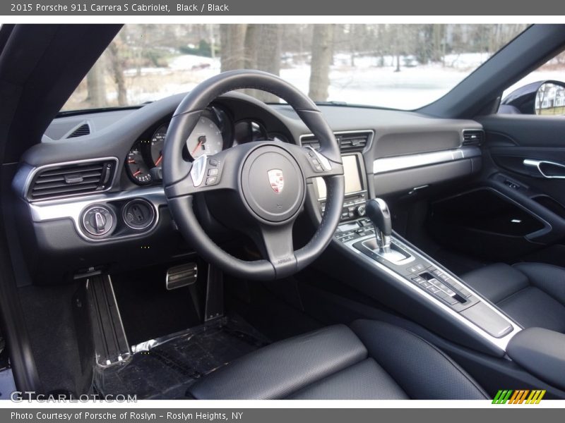 Black / Black 2015 Porsche 911 Carrera S Cabriolet