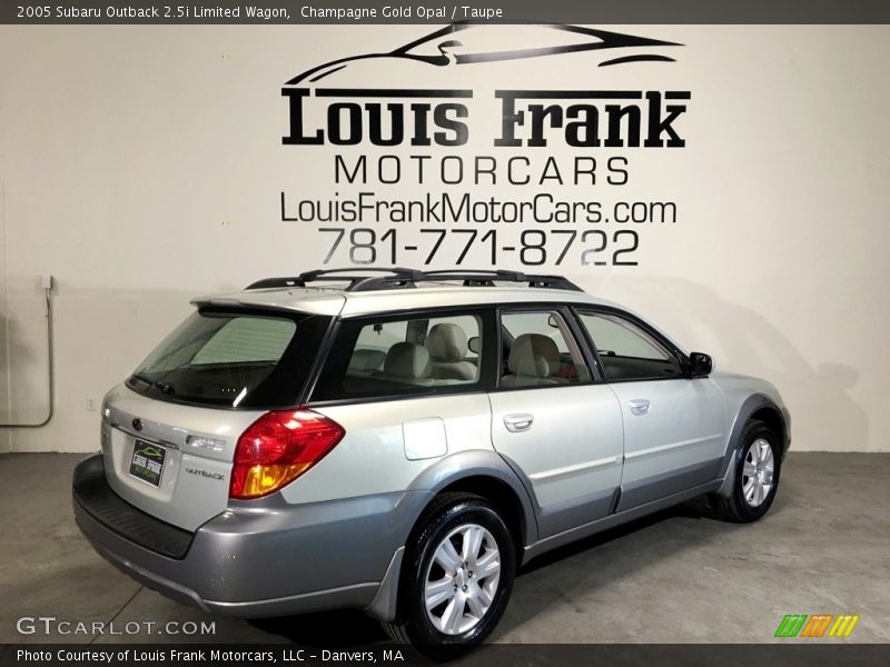 Champagne Gold Opal / Taupe 2005 Subaru Outback 2.5i Limited Wagon