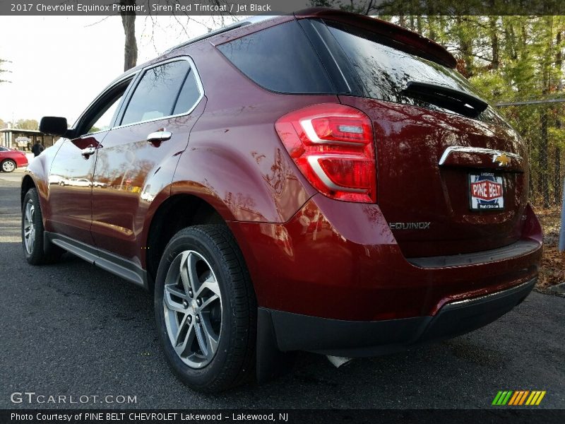 Siren Red Tintcoat / Jet Black 2017 Chevrolet Equinox Premier