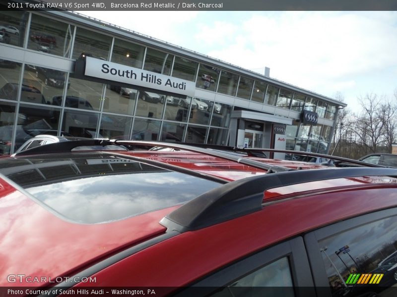Barcelona Red Metallic / Dark Charcoal 2011 Toyota RAV4 V6 Sport 4WD