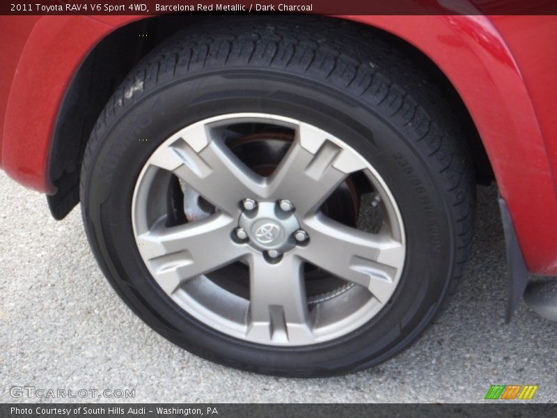 Barcelona Red Metallic / Dark Charcoal 2011 Toyota RAV4 V6 Sport 4WD