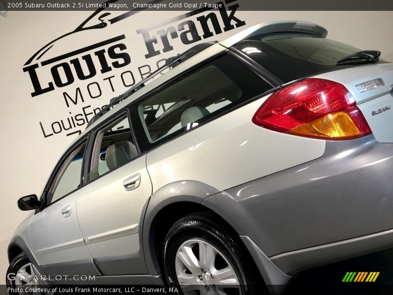 Champagne Gold Opal / Taupe 2005 Subaru Outback 2.5i Limited Wagon