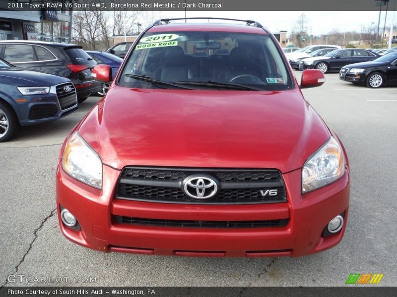 Barcelona Red Metallic / Dark Charcoal 2011 Toyota RAV4 V6 Sport 4WD