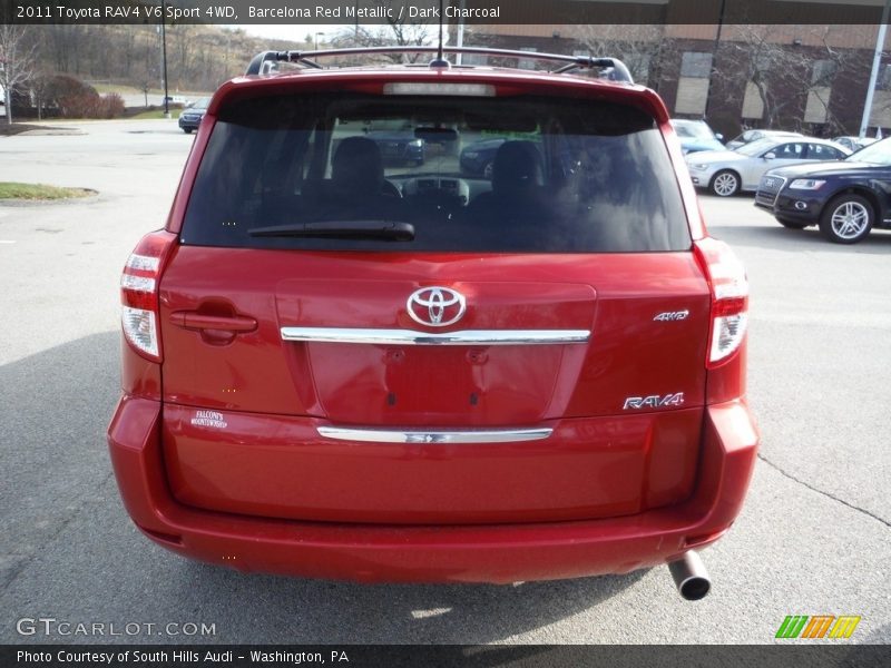 Barcelona Red Metallic / Dark Charcoal 2011 Toyota RAV4 V6 Sport 4WD
