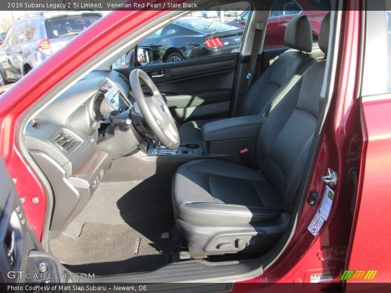 Venetian Red Pearl / Slate Black 2016 Subaru Legacy 2.5i Limited