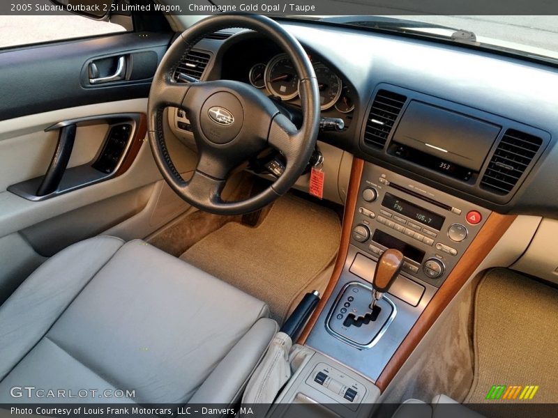 Champagne Gold Opal / Taupe 2005 Subaru Outback 2.5i Limited Wagon