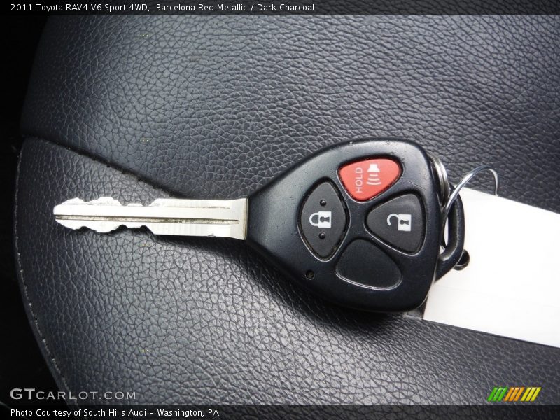 Barcelona Red Metallic / Dark Charcoal 2011 Toyota RAV4 V6 Sport 4WD